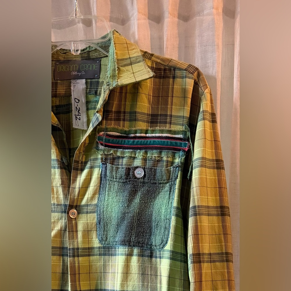 Origami Crane dress/tunic/shirt  S EUC - Picture 7 of 10